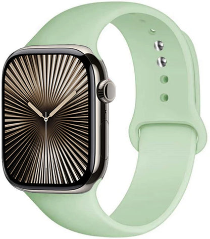 Bracelet en Silicone Premium Compatible Apple Watch Série 10, 9, 8, 7, 6, 5, SE et Ultra (40 à 49 mm)