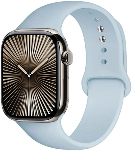 Bracelet en Silicone Premium Compatible Apple Watch Série 10, 9, 8, 7, 6, 5, SE et Ultra (40 à 49 mm)
