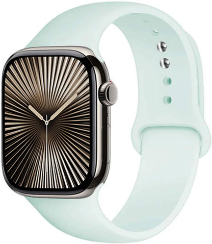 Bracelet en Silicone Premium Compatible Apple Watch Série 10, 9, 8, 7, 6, 5, SE et Ultra (40 à 49 mm)